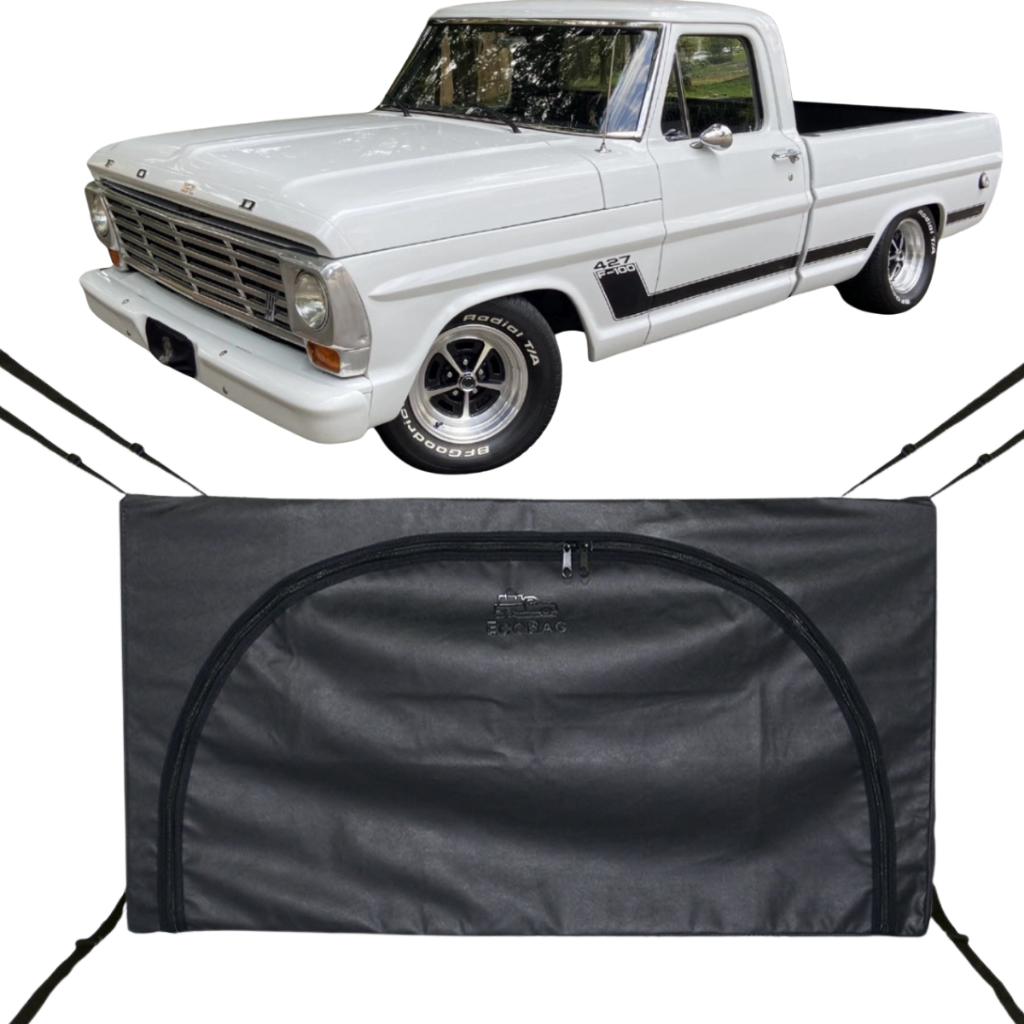 Bolsa Para Carroceria Flash Cover Ecobag Ford F100 Tamanho G 378 Litros Preto