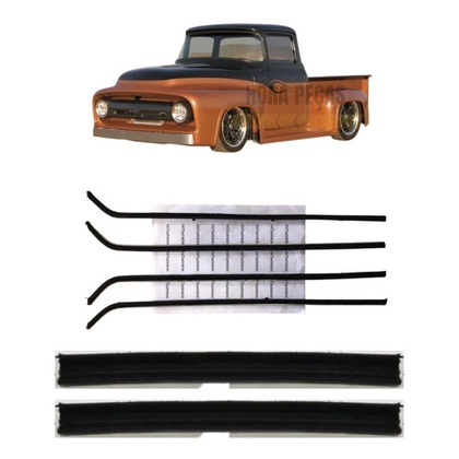 Kit Jogo Canaletas E Pestanas Ford F100 F350 53 A 71