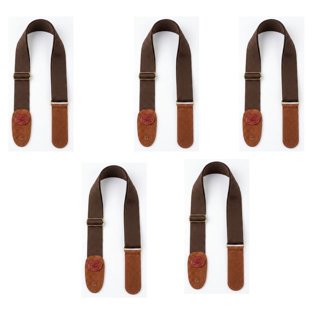 Violão Strap Kit 5 Nylon Luxo Marron
