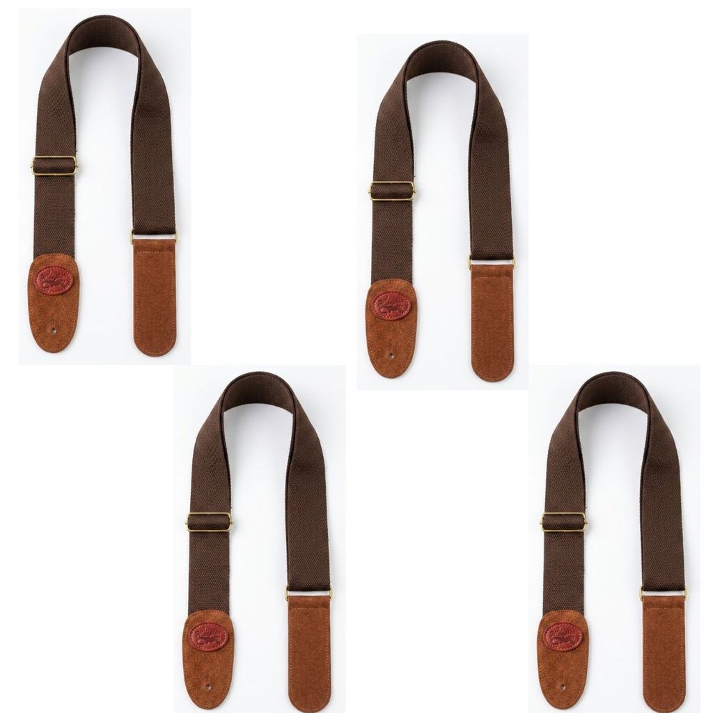 Kit 4 Strap de Nylon para Violão Marrom