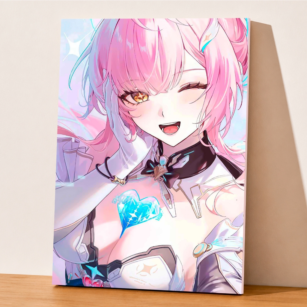 Placa Decorativa Wuthering Waves AEMEATH - WuWa Game - Arte em MDF - Alta Resolução - 20x28cm