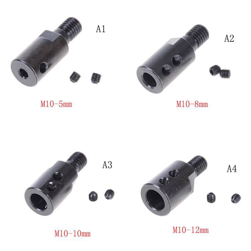 qo 5mm/8mm/10mm/12mm Haste M10 Mandril Conector Adaptador br