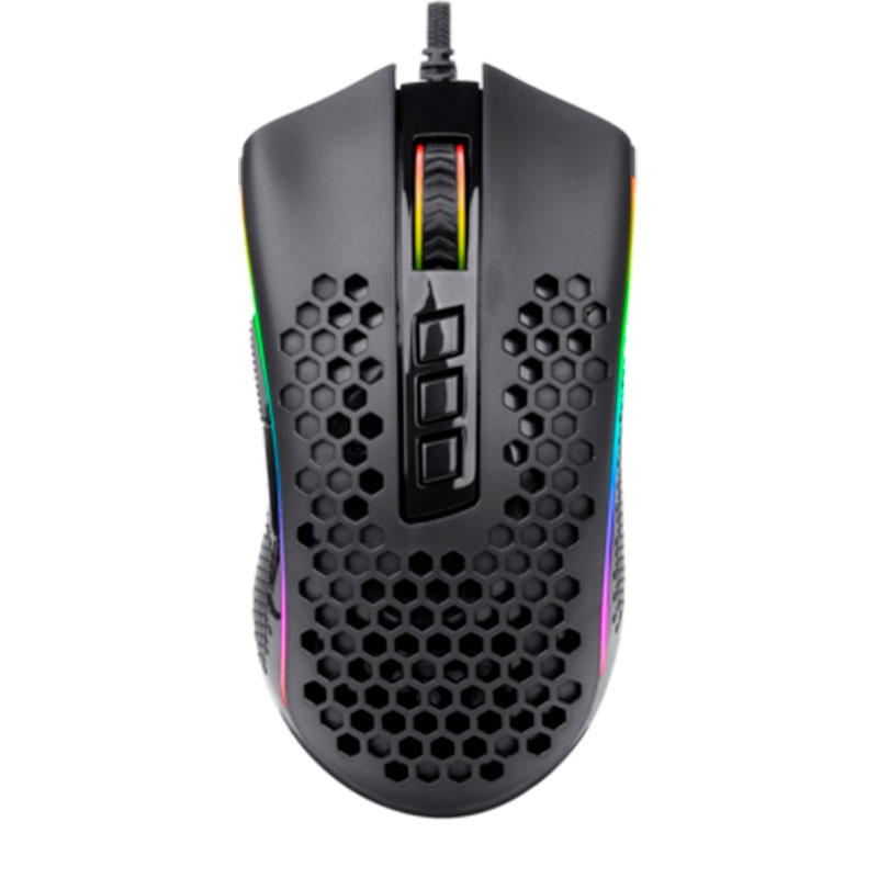 MOUSE REDRAGON STORM M808 RGB 7 BOTÕES 12400DPI
