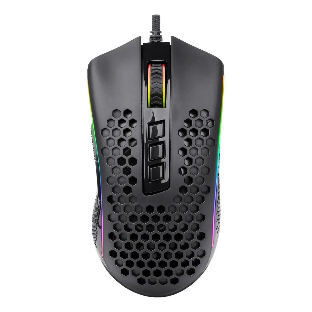Mouse Gamer Redragon Storm Preto Rgb M808-rgb