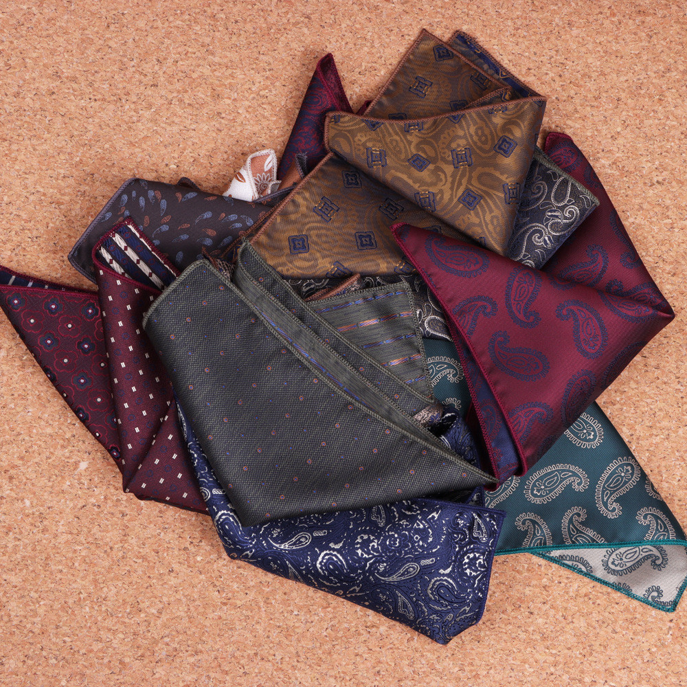 Homens bolso quadrado Casual Retro negócios Formal Wear versão coreana banquete de casamento Cocktail festa terno pequen