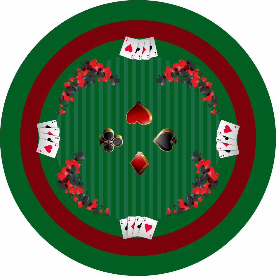 Toalha Mesa Redonda Oxford Poker Truco 100x100cm Com Elastico