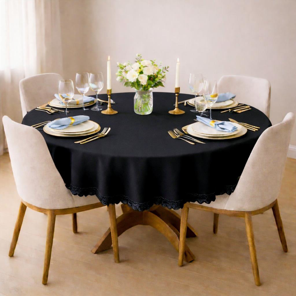 10 Toalha De Mesa Redonda 1,50m Diametro Oxford Festa Buffet