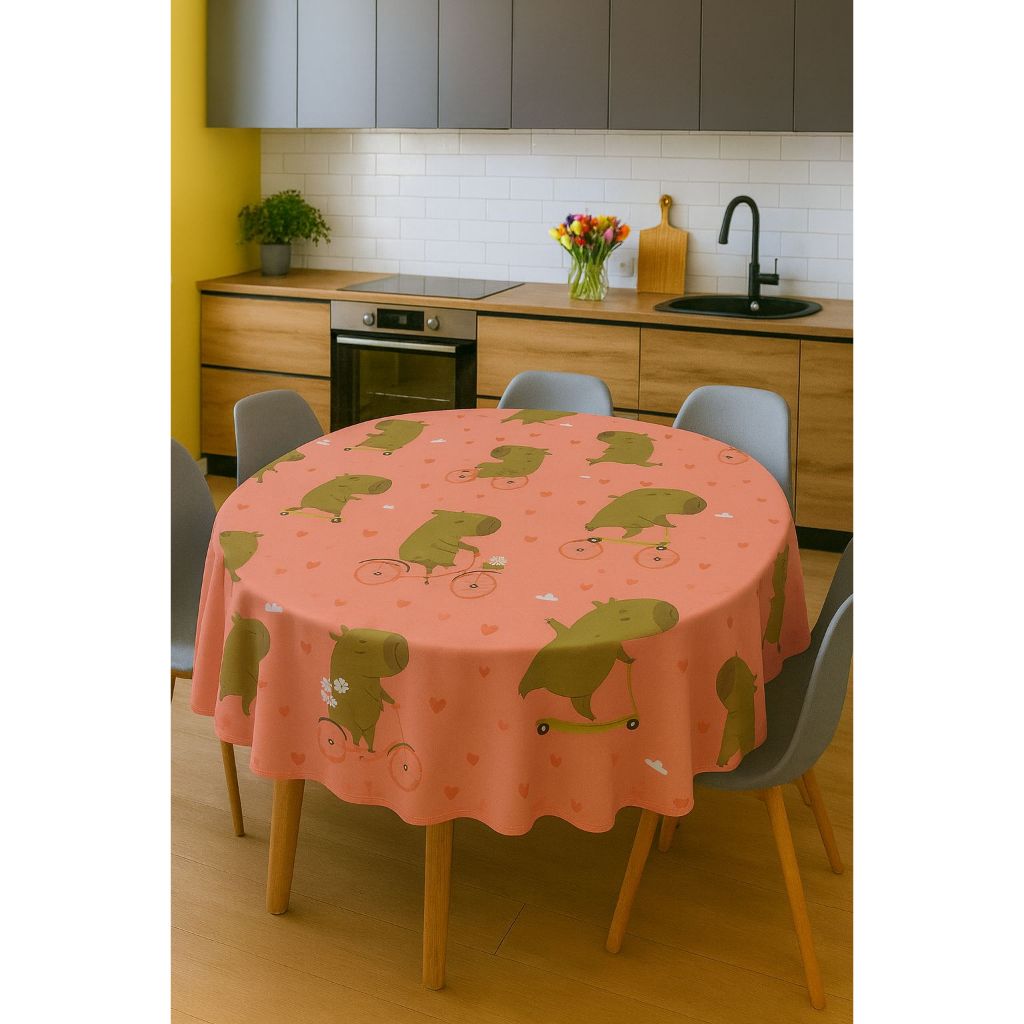 Toalha Redonda Oxford 140x140 Mais Vendida