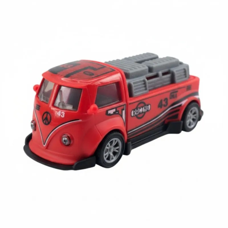 Carrinho Mini Pull Back Garagem S.A. Turbo Aventura - Vermelha - Candide