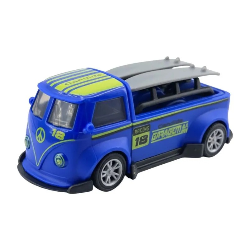 Carrinho mini Pull Back Garagem S.A. Turbo Aventura - Azul - Candide