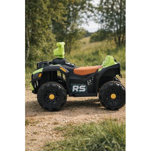 Mini Quadriciclo Eletrico Infantil Verde Veiculo Infantil Brinquedo Off Road Aventura Seguro