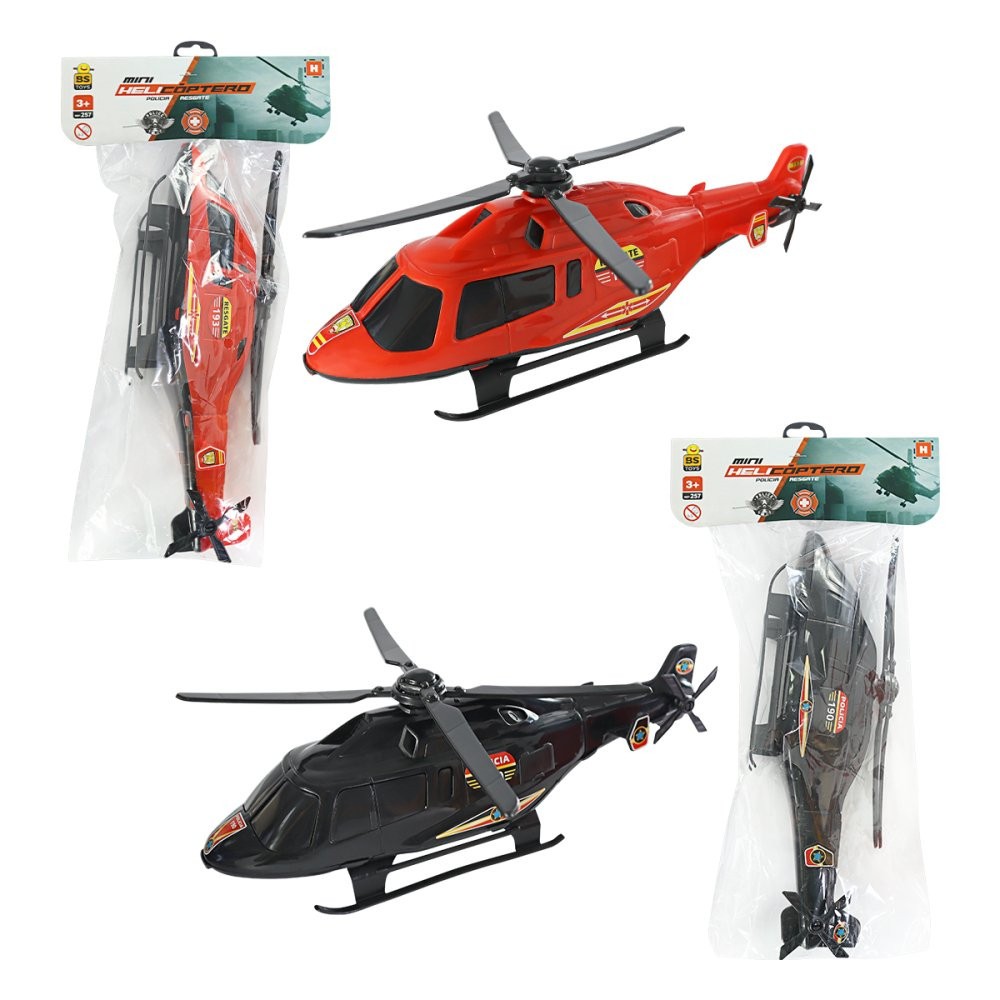 🚁 Mini Helicóptero Polícia/Resgate – Realismo e Aventura nas Alturas!