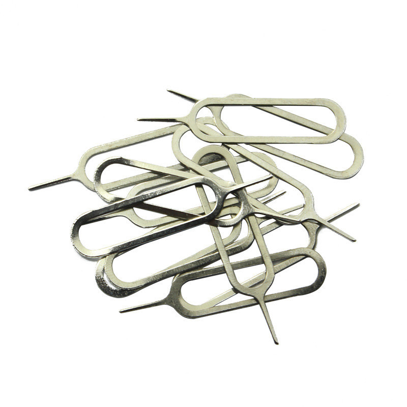 Compatível Para iPhone Android Phone Sim Card Tray Opener Pin Recuperação Agulha Cartão Ejetor Ejetar Remoção Acessórios