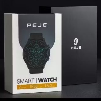 Smartwatch PEJE Original ZW12 | , Saúde e Notificações | Design Premium resistente d’Água (IP68) | Ideal para Esporte