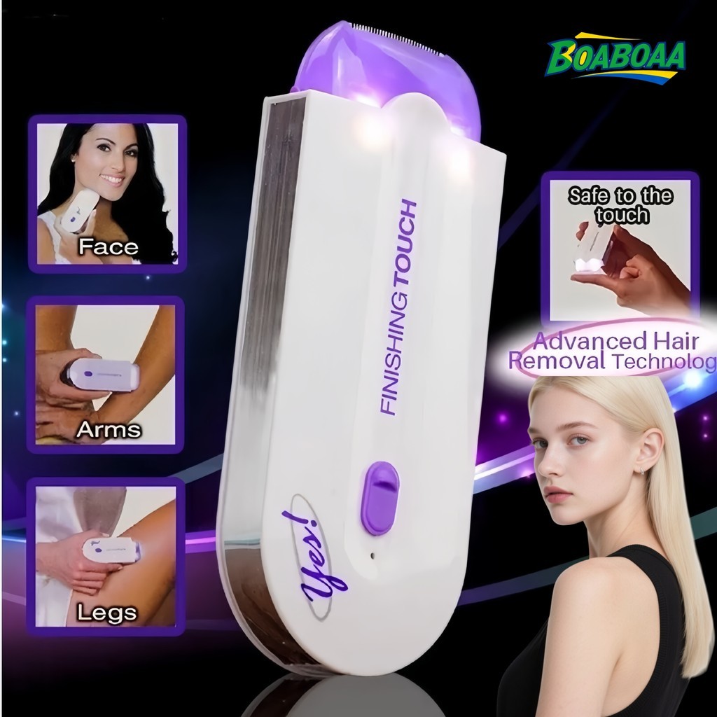 Electric Epilator for Men/Women Rechargeable Facial and Body Hair Remover
