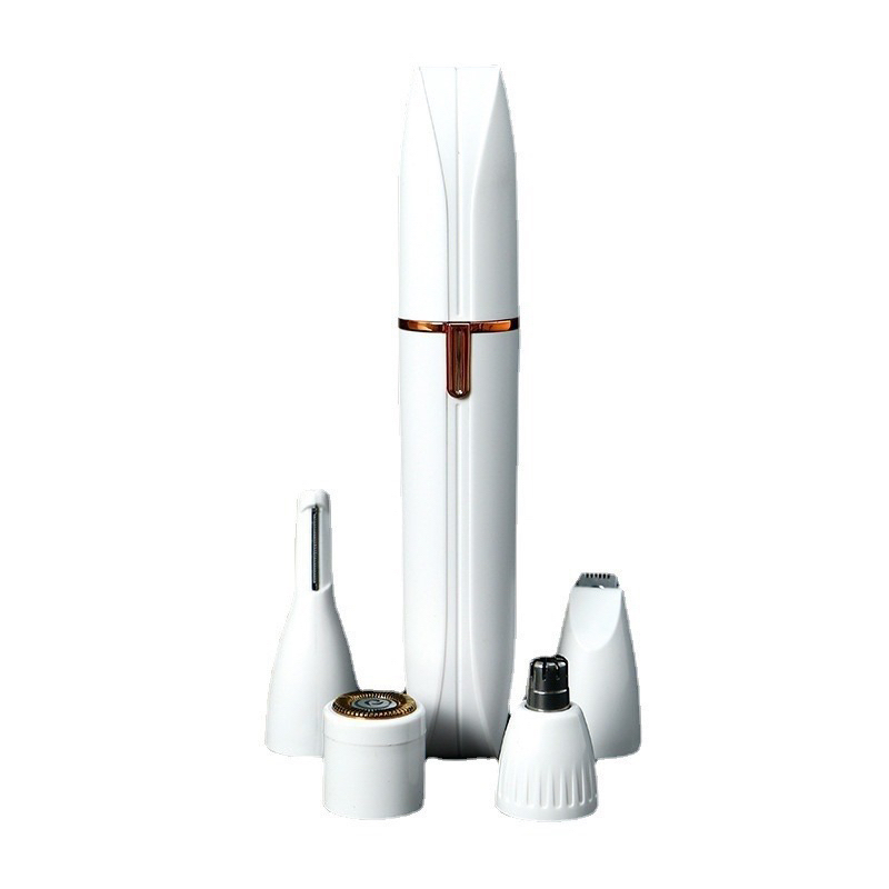 Electric Nose Hair Trimmer 4 in 1 Multifunction Safe Washable Portable Eyebrow Facial Removal
