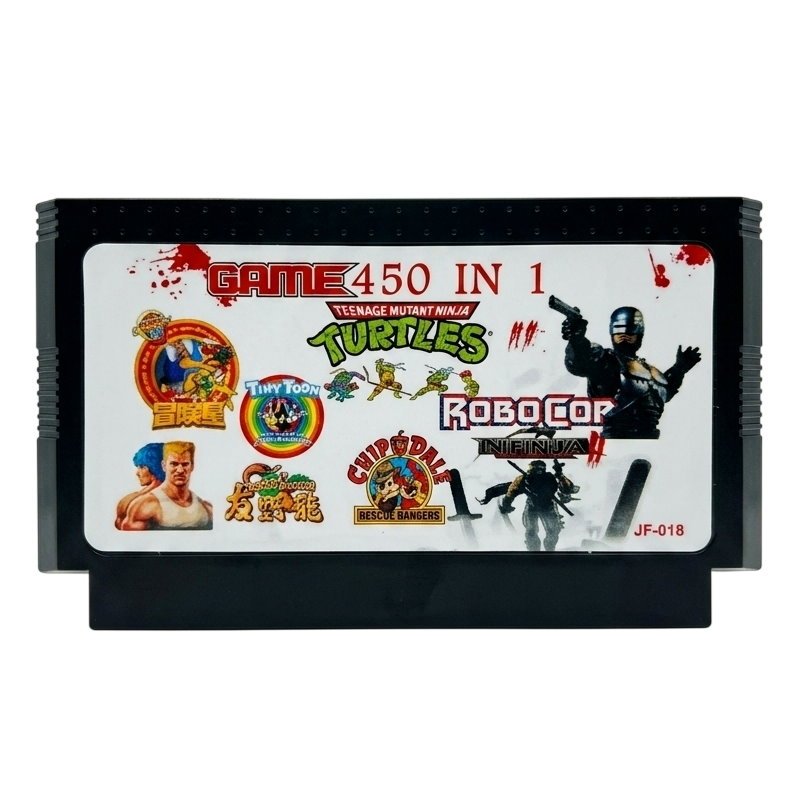 Cartucho 450 in 1 Jogos: 60 Pinos - Nes 8 Bits