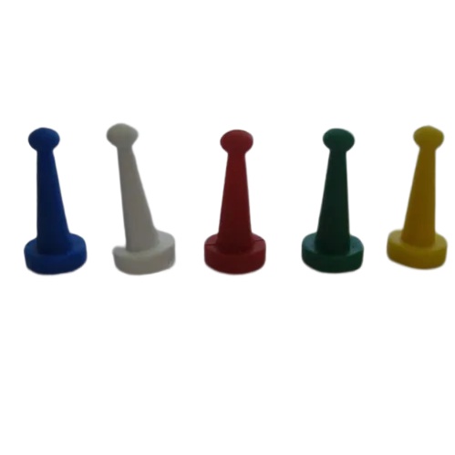 Conjunto Peão Jogo Pinos Ludo 120 Und + 30 Dados 10mm