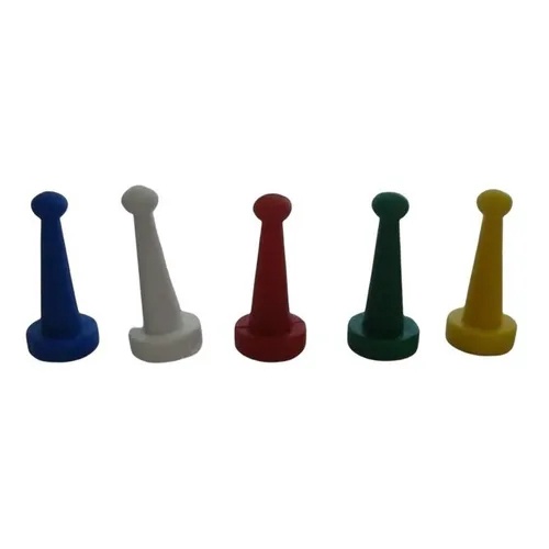 Conjunto 400 Pinos Peão Jogo Tabuleiro + 100 Dados 10mm