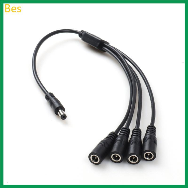 Divisor Energia Bes DC5521 40cm 5 5x2 1mm Para 2 3 4 Fêmea Câmera CCTV