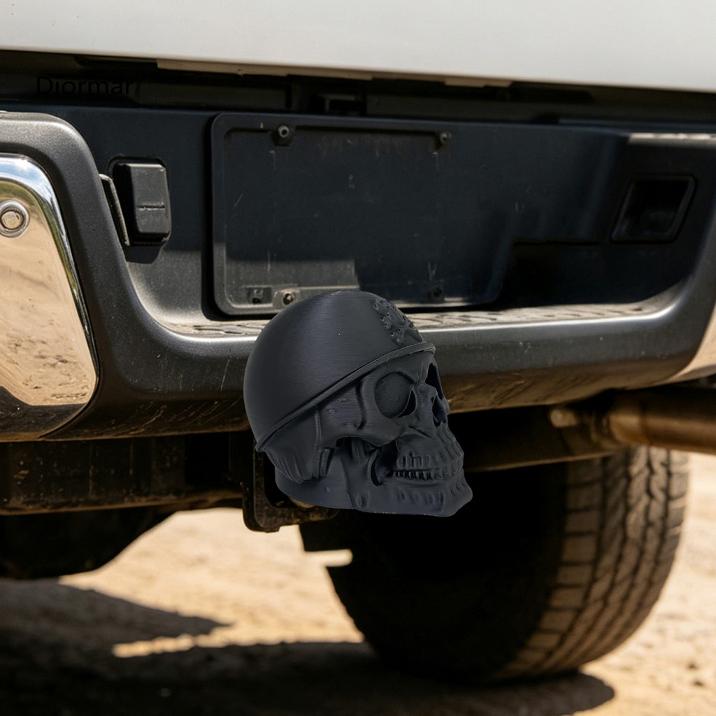 Waterproof Trailer Hitch Cap Weather-resistant Cover Pirate Skull 3d Carved Tow Ball Heavy-duty Dustproof Protector for