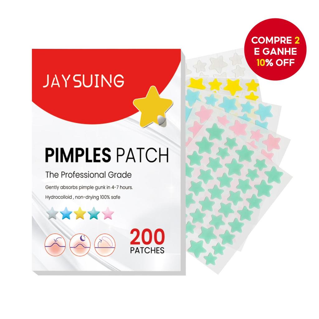Adesivos para espinhas Pimple Face, adesivos bonitinhos em forma de estrela para cicatrização de espinhas, adesivos de