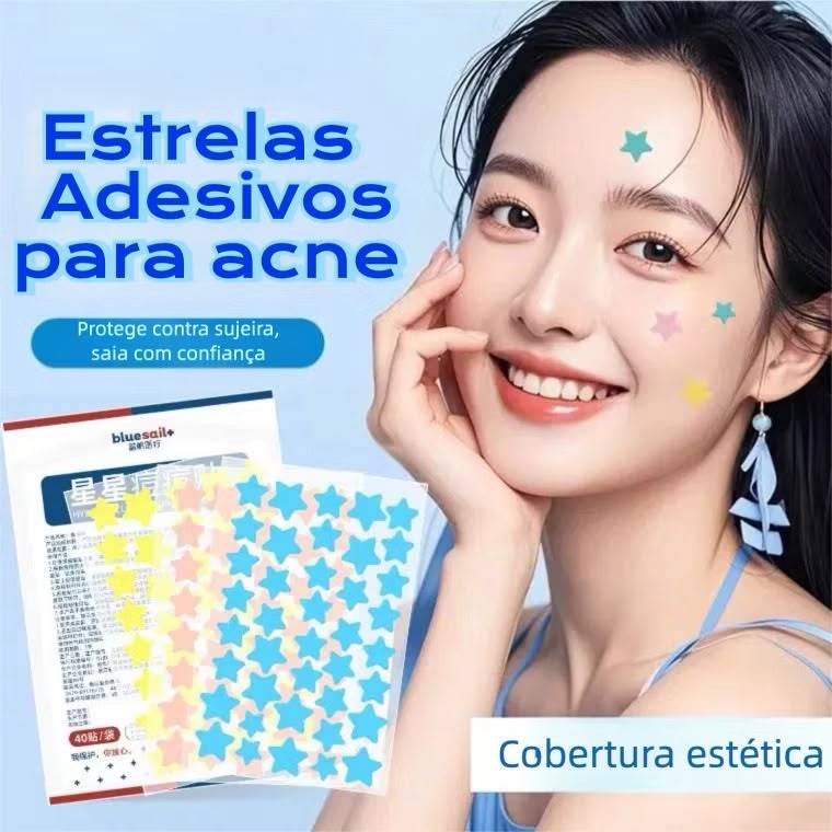 KIT Patches Hidrocolóides Acne – Adesivo para Espinhas, Tratamento Rápido e Discreto 🌿