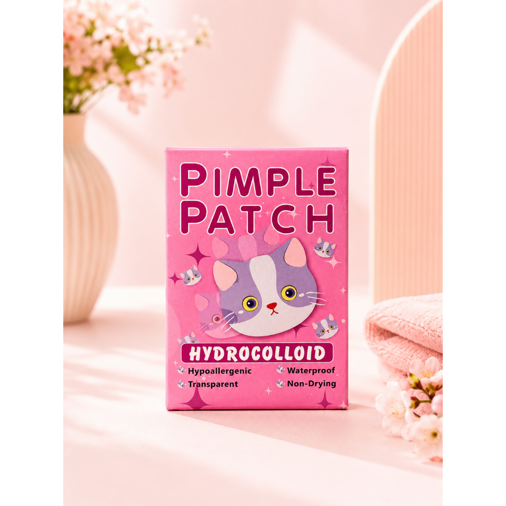 Pimple Patch Hidrocoloide para Espinhas – Adesivos de Gatinho - 20/40/100