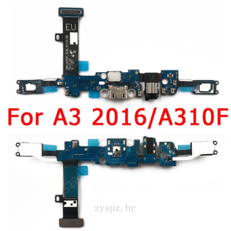Conector De Porta USB Para Samsung Galaxy A310 A310F Doca De Carregamento Charger Board Flex Cable