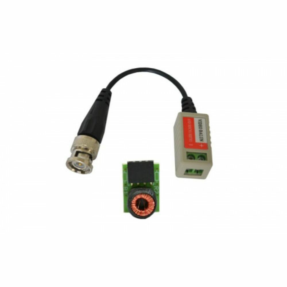 Conversor Balun Max Eletron Câmera Rack Power Rj 45 Bnc + P4 C/2 [F133]