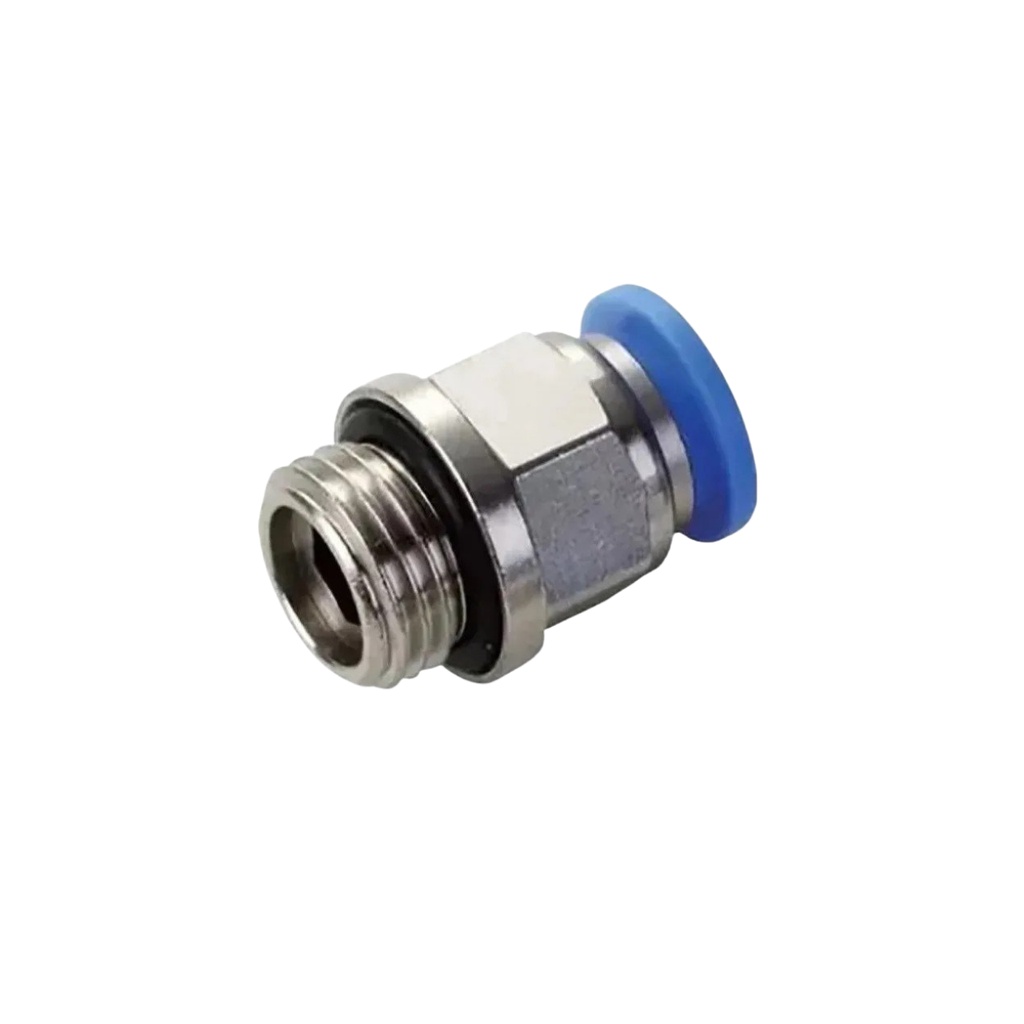 Conector Engate Rápido Tubo Pu 10mm X Rosca 1/4 Bsp para Válvulas Pneumáticas Automação