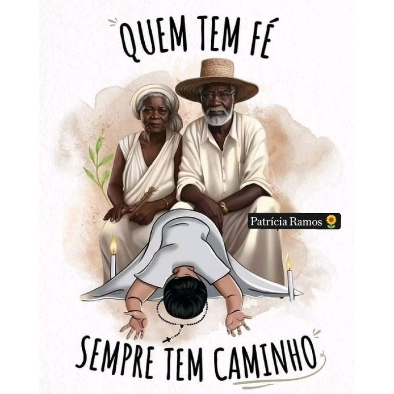 Quadro Decorativo Quem tem fé sempre tem caminho