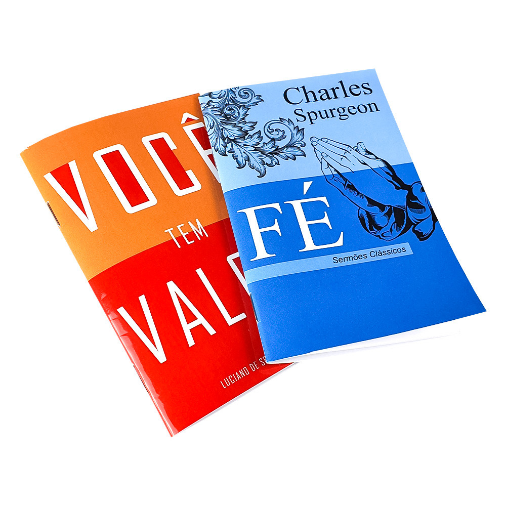Kit Livreto Evangelismo Charles Spurgeon | mensagem sobre Fé e Você tem Valor