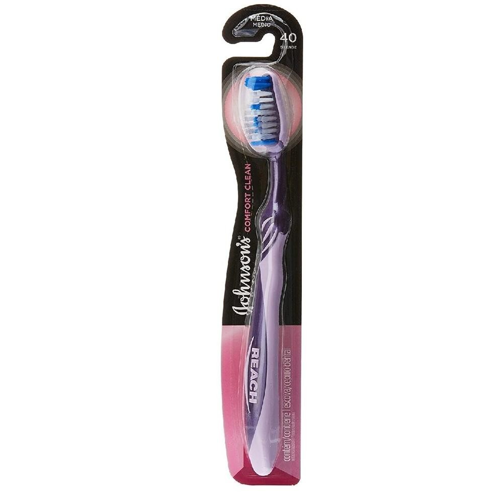 Escova Dental Johnson's Confort Clean Reach Media 40