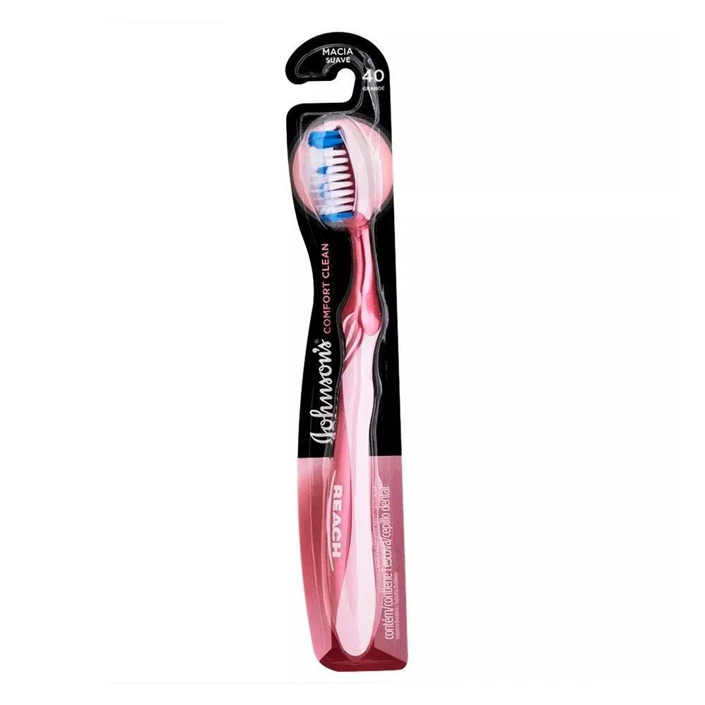 JOHNSON'S ESCOVA DENTAL REACH CONFORT CLEAN 40 MACIA COM 1 UNIDADE