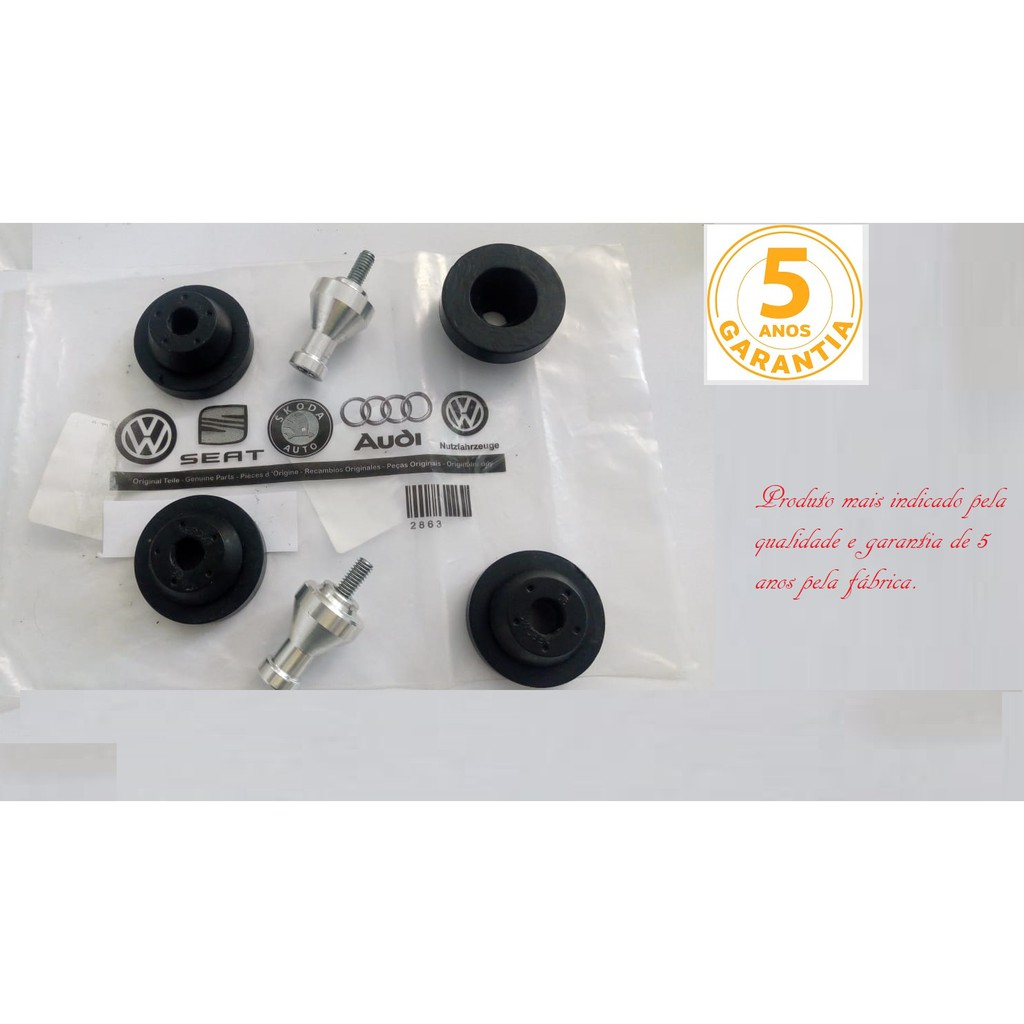 2 Pino Fixador 4 Coxim Caixa De Ar Polo/fox/space/Cross fox