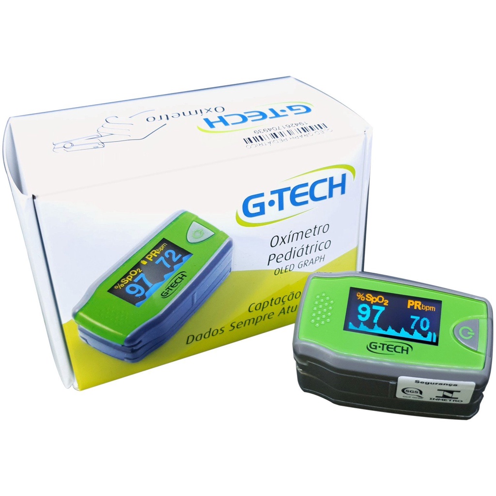 Oxímetro Infantil G-tech Oled Grumph