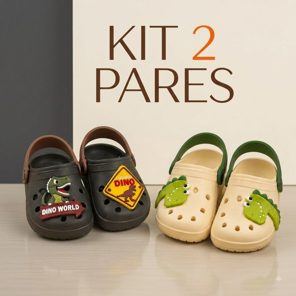Kit 2 Pares Sandália Babuche Infantil Masculino, festas, escolas, jardin, dia a dia, tematico, dino, fazenda.