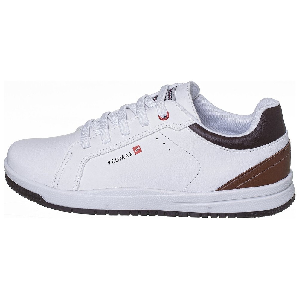 Sapatênis Infantil Masculino Branco/Marrom, Confortável e Leve, Ideal para Escola e Passeios
