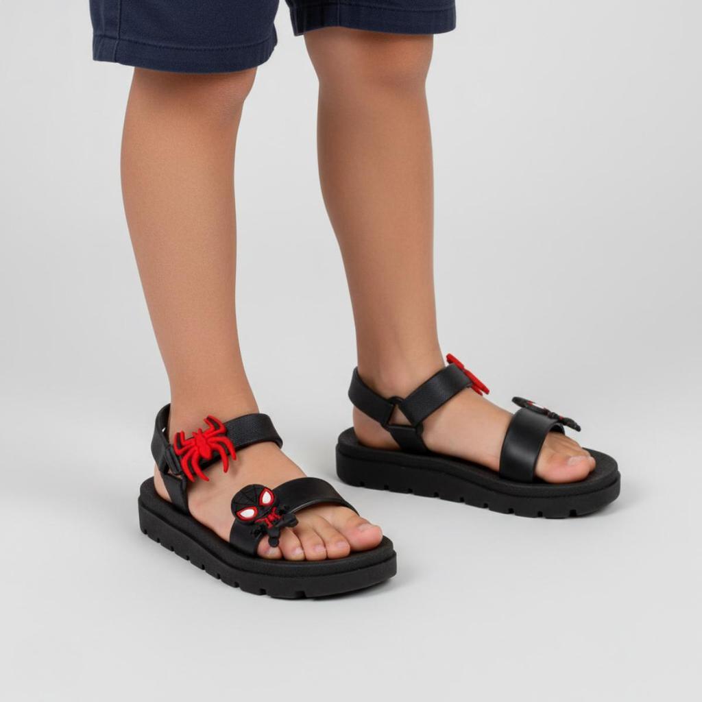 Papete Infantil Masculina Sapato Menino Ajuste Velcro Antiderrapante Dia a Dia Escola Passeio Macio