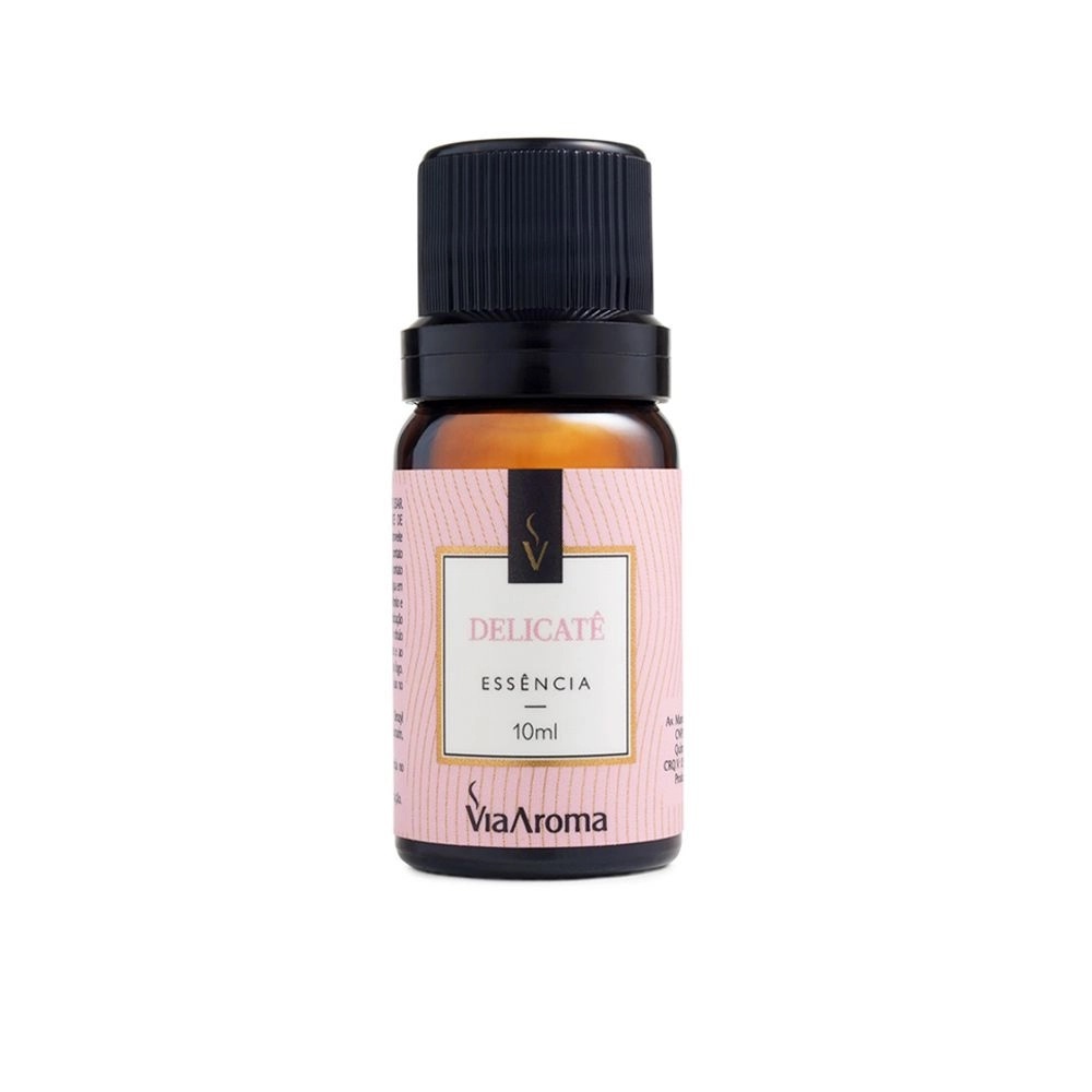 Essência Aromática Delicatê Via Aroma 10ml – Aroma Floral Suave, Feminino e Elegante