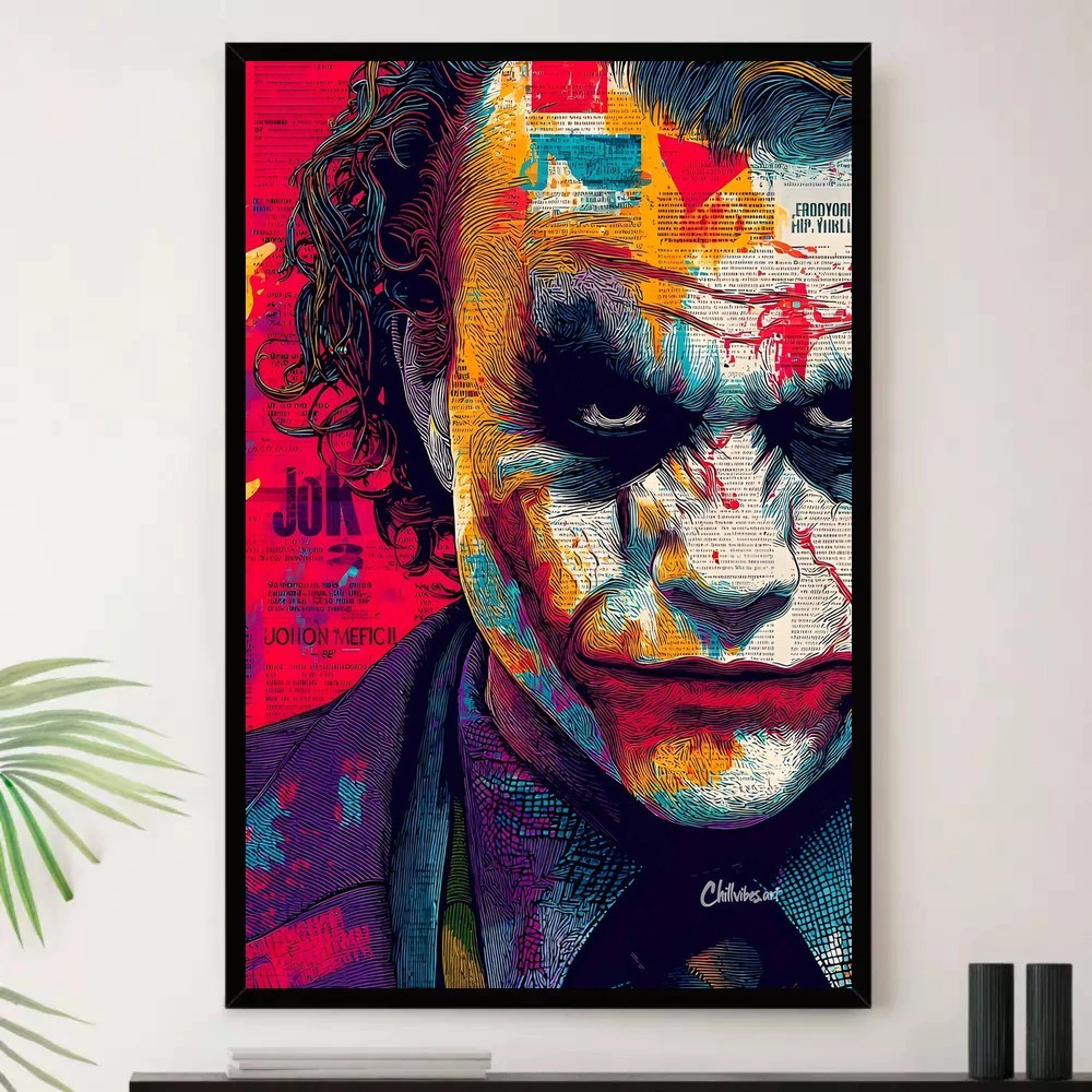 Quadro Placa Decorativa Arte de Alto Contraste Formas Orgânicas em Preto e Vinho