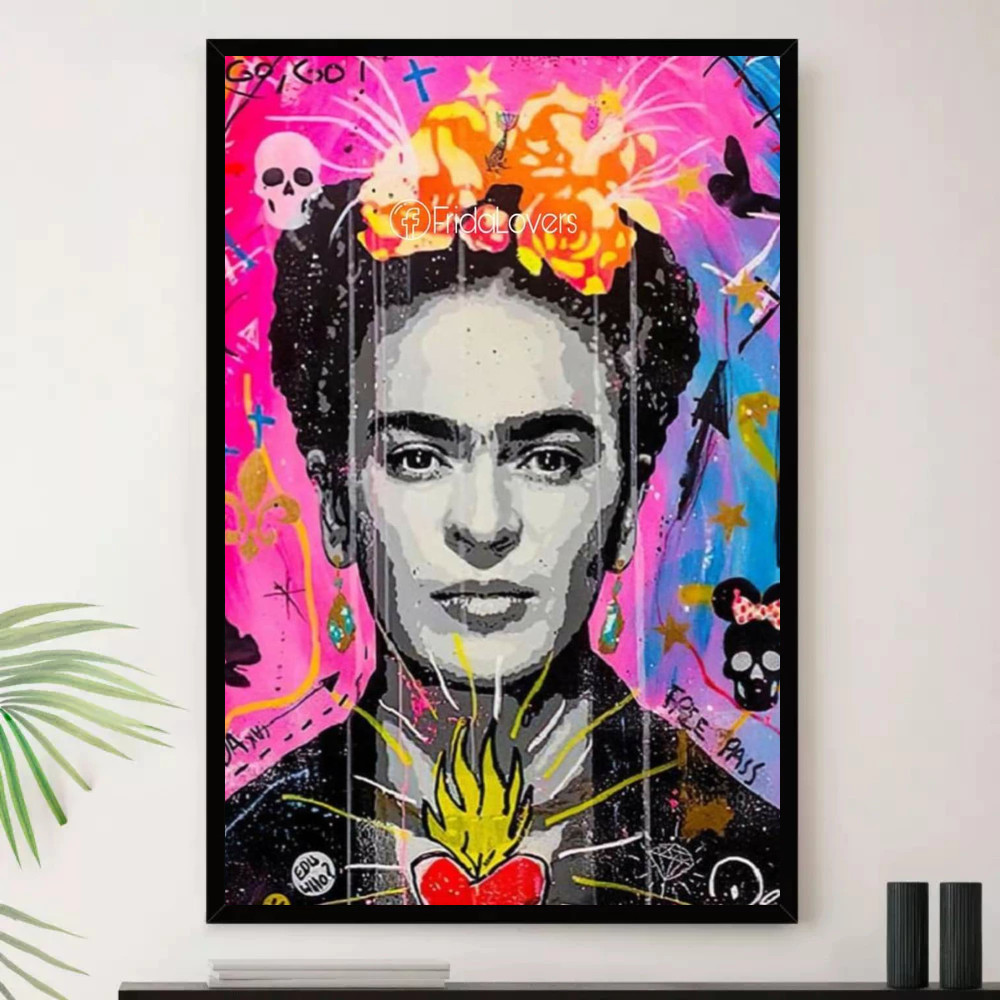 Quadro Placa Decorativa Composição Vibrante Formas Orgânicas em Rosa e Cinza