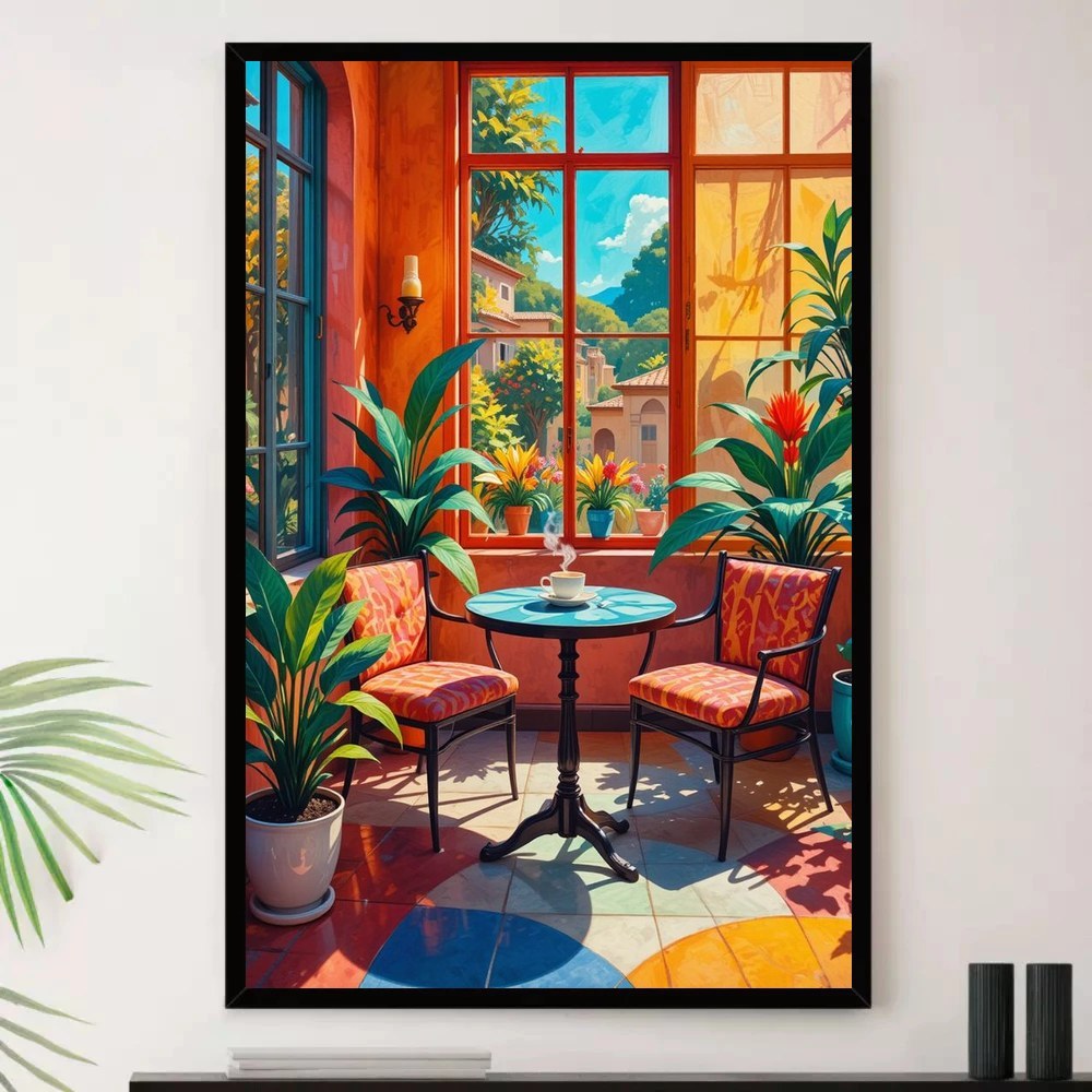 Quadro Placa Decorativa Composição Vibrante Formas Orgânicas em Azul-Marinho e Preto