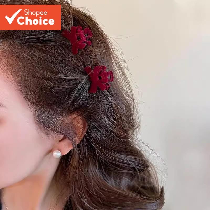 Veludo Arco Garra De Cabelo Mini Vintage Princesa Clipe Feminino Pequena Franja Pinos Conjunto Acessórios Para O