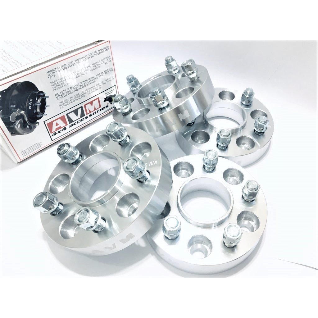 Espaçador Roda Avm Mitsubishi Pajero Full 2001+ Sport 09+ Dakar Todos anos Triton 2008+ 50mm em Aluminio