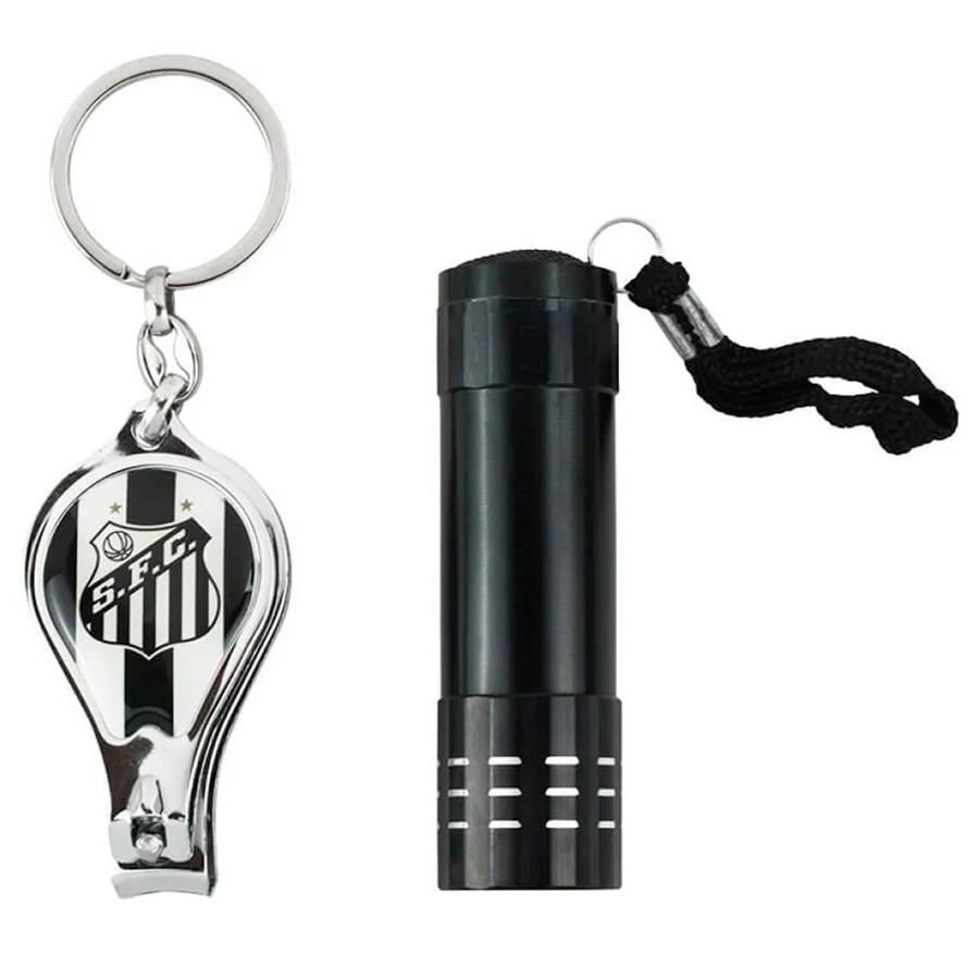 Kit Lanterna Chaveiro 2Pcs Santos