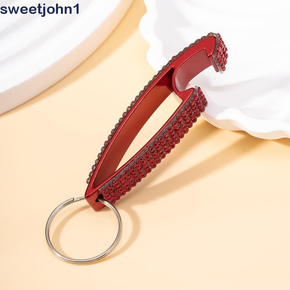 SWEETJOHN1 2pcs Chaveiro Abridor De Cerveja , Garrafa De Alumínio Multifuncional Tampa Leve E Luxuoso