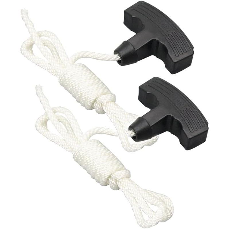 Cabo de Liberação de Emergência para Porta de Garagem com Alça - Branco e Preto (2PCS)