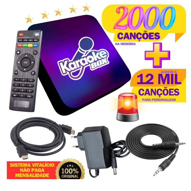 Karaoke Box Com Pontuação Diversão Garantida Jukebox Karaokê!!